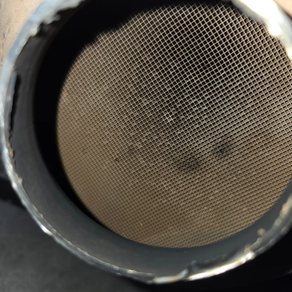 Fagure filtru DPF — înainte de curățare
